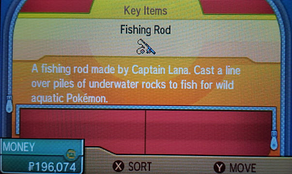 what can we catch while fishing in pokemon planet