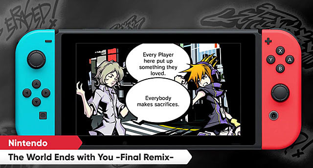 Twewy Final Remix Pin Evolution Chart