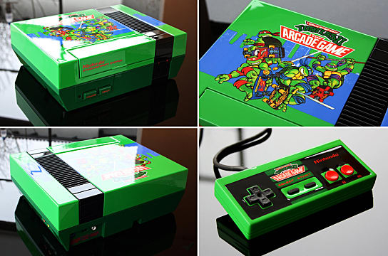 Check out this TMNT NES chassis mod Teenage Mutant Ninja Turtles 2 The Arcade Game - 87