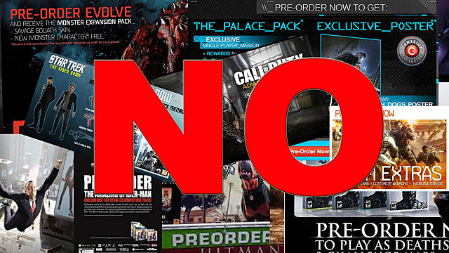 pre order games