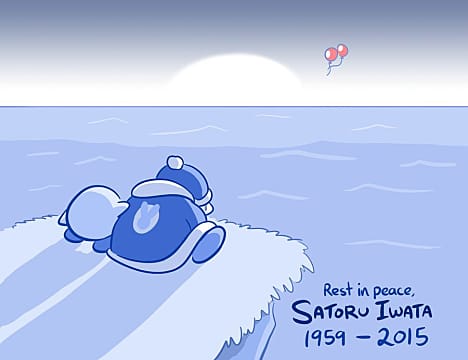 Remembering Satoru Iwata Fan Art Tributes