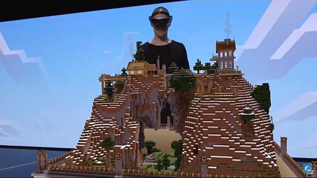 Mojang Unveils Hololens Compatible Mincraft Welcome to the Future Minecraft - 66