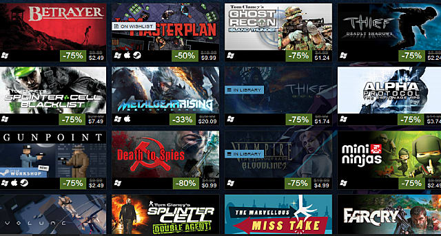 Steam is doing a steath game sale - 50