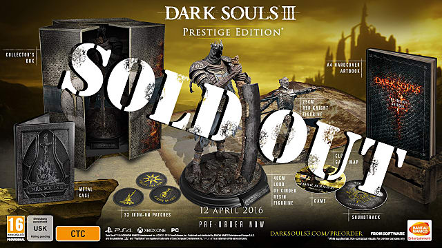 Dark Souls III is Selling Like Crazy  Prestige Edition Already Sold Out   Dark Souls III - 57