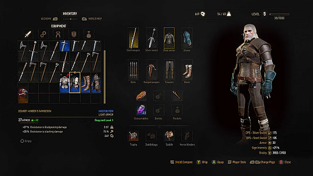 witcher 3 wild hunt weapons