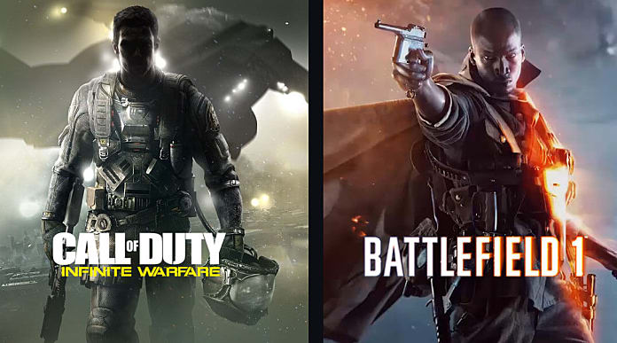Call Of Duty Infinite Warfare Vs Battlefield 1 A 16 Battle