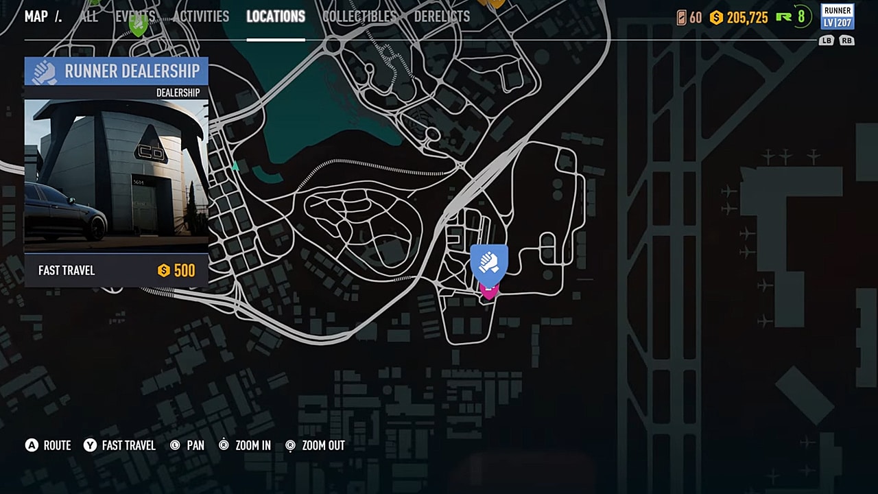 Resultado de imagem para nfs payback map with all dealership locations