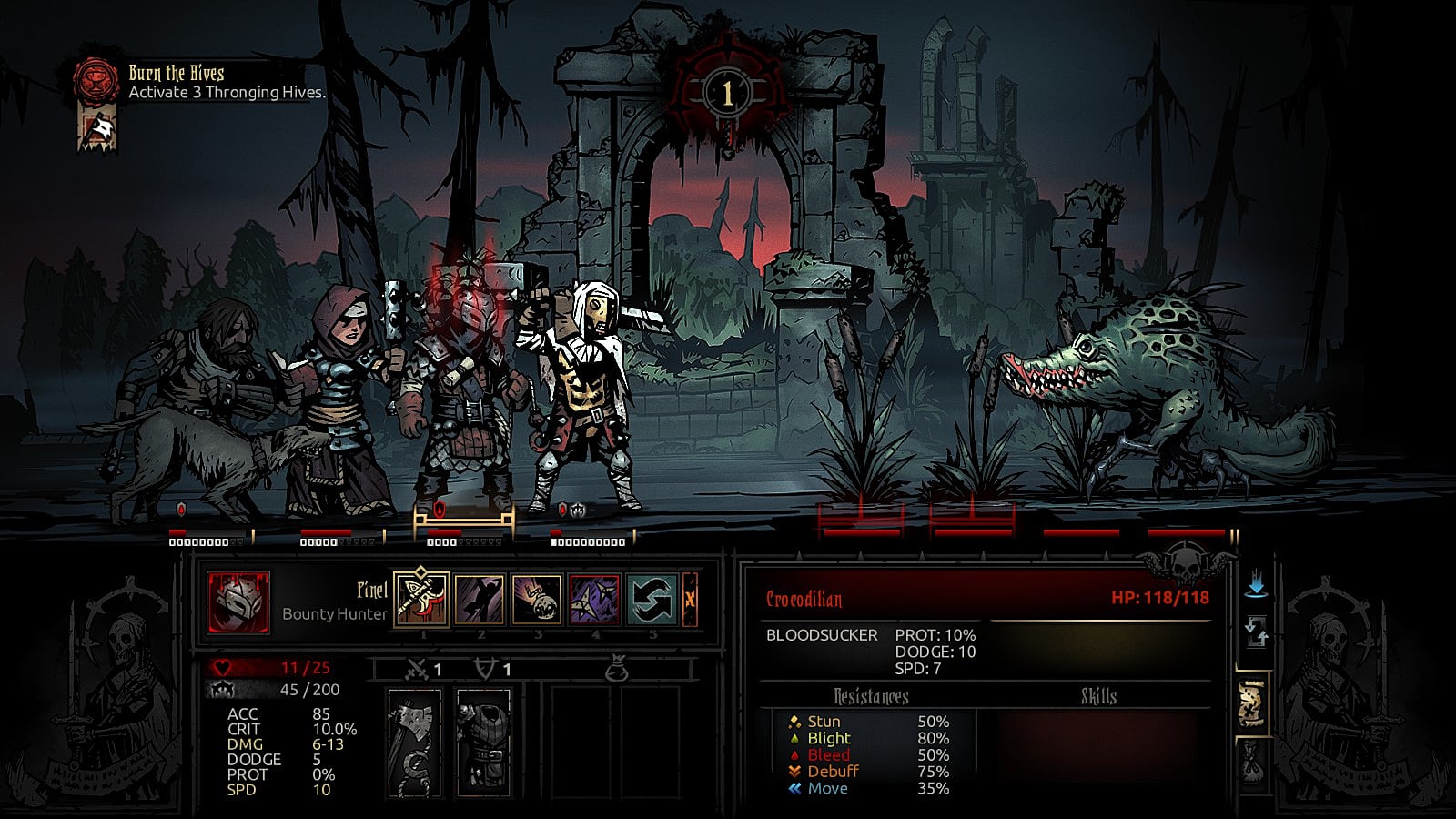 darkest dungeon mod that delays crimson court