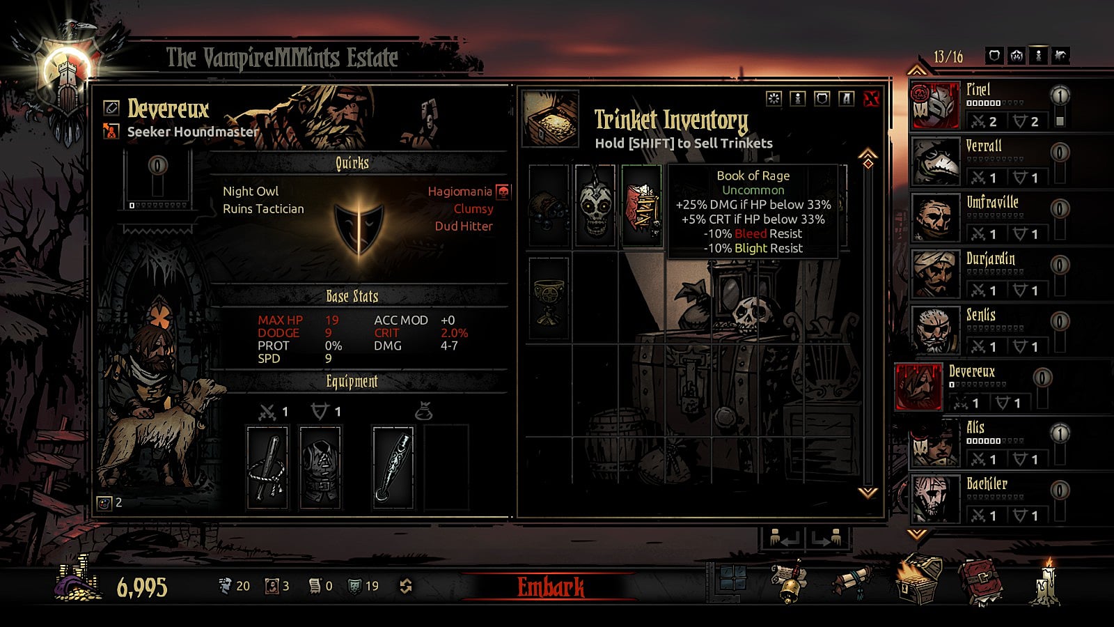 darkest dungeon flagellant build