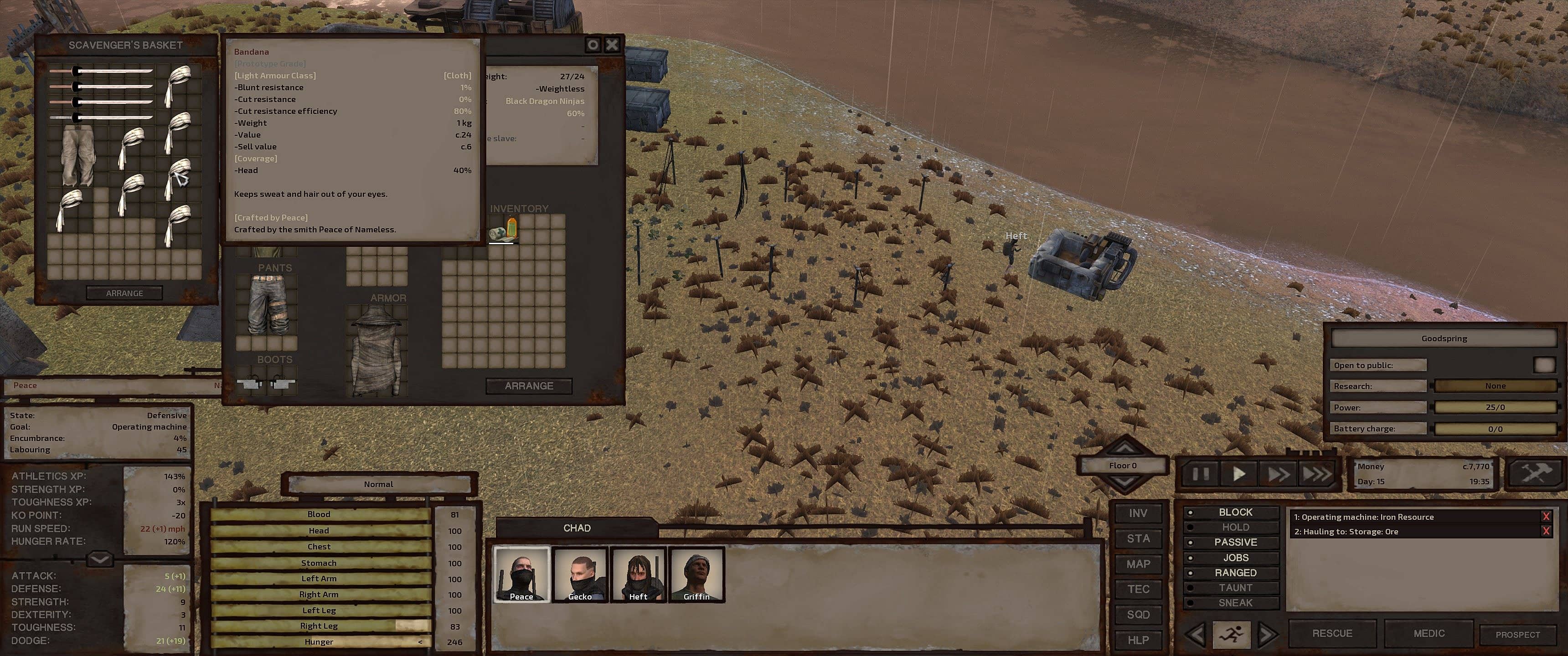 kenshi how to make money early game