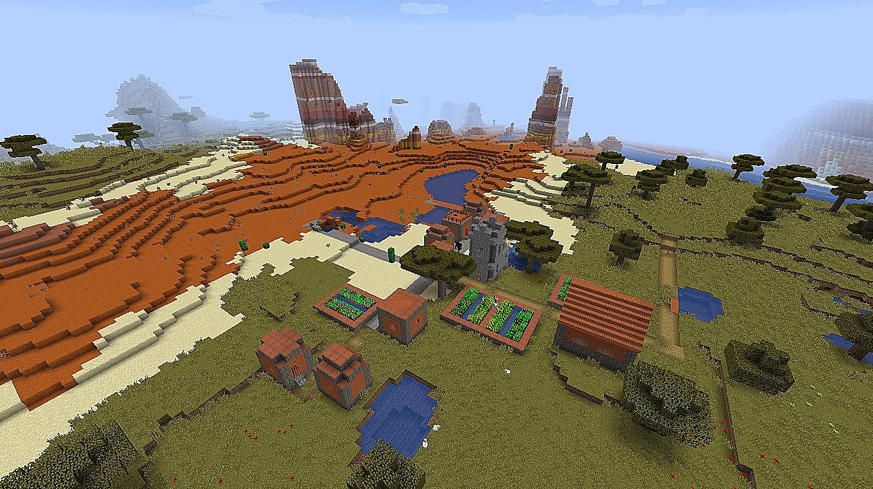 Top 15 Minecraft Mesa Seeds 2019 Slide 10 Minecraft 