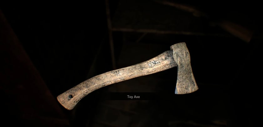 resident evil 7 toy axe