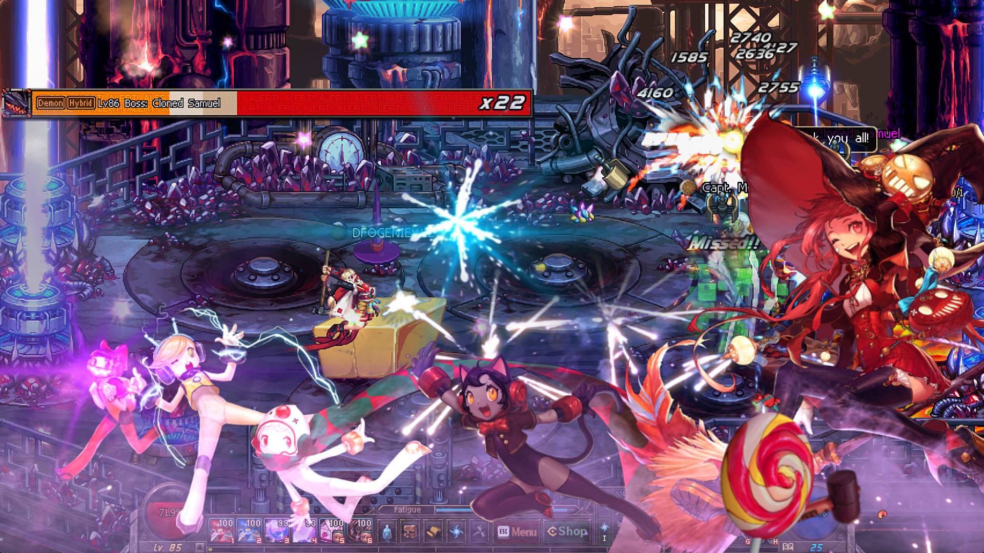 dungeon fighter online steam cant loing