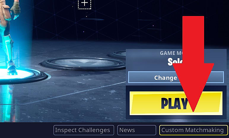 fortnite s main menu showing the custom matchmaking feature - fortnite tournament ps4 free entry 2v2