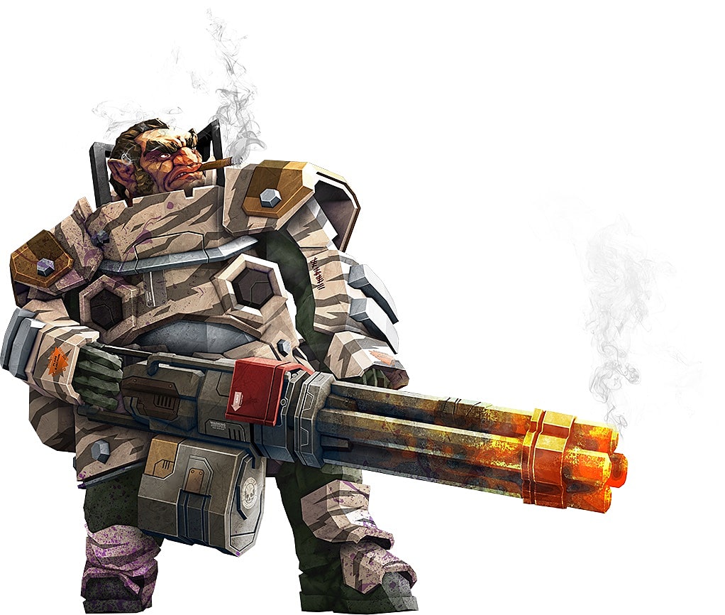 deep rock galactic gunner heavy armour