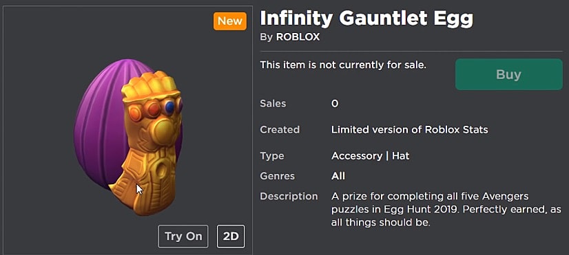 How To Get The Infinity Gauntlet In Roblox Egg Hunt 2019 - 