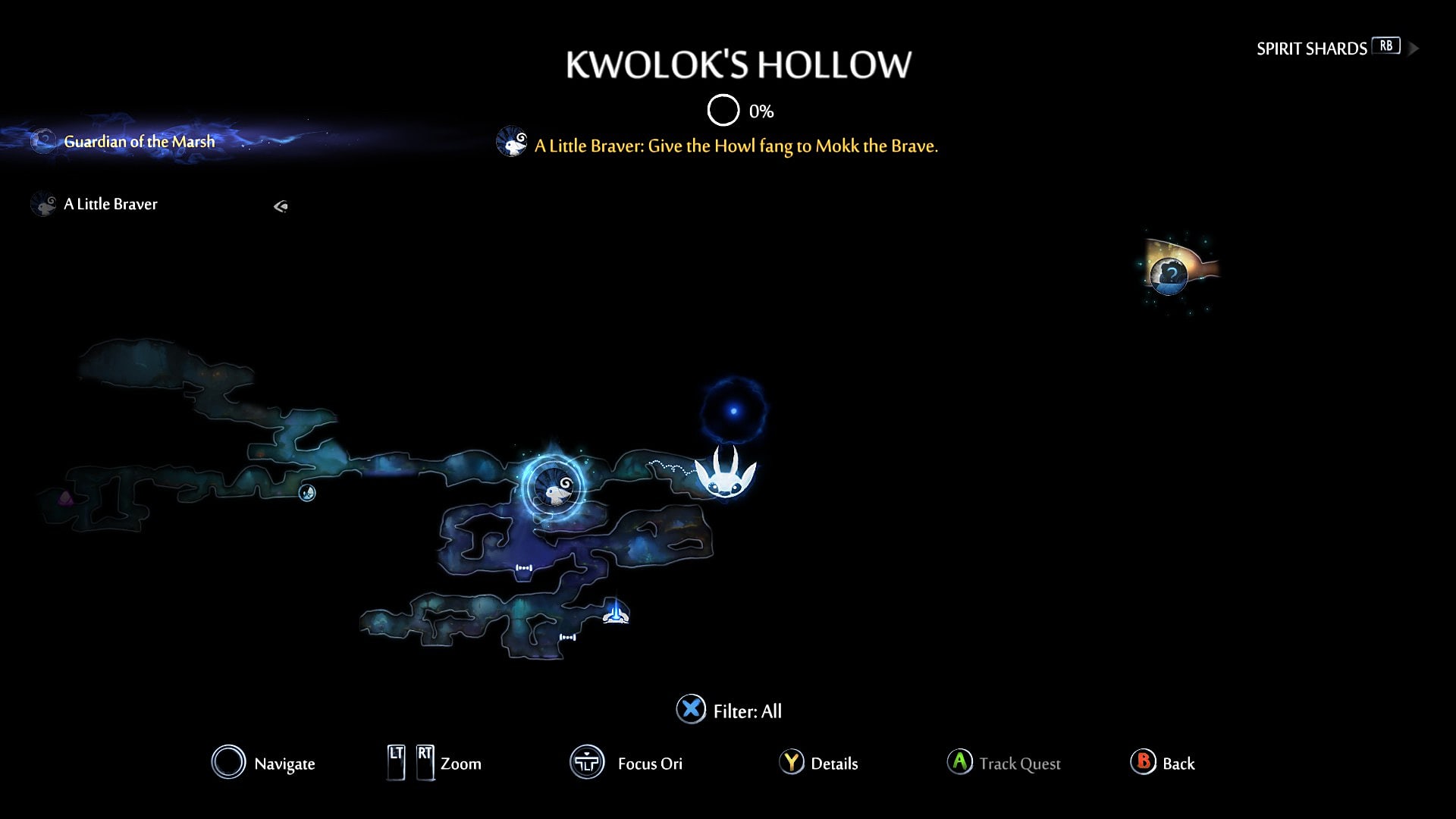 How To Find Howl S Fang In Ori And The Will Of The Wisps Ori And The Will Of The Wisps