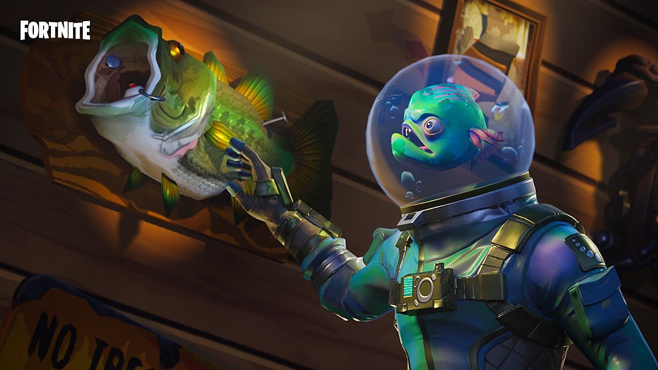 a fortnite leviathan skin that looks like a scuba diver or astronaut with a fish for - new fortnite skins season 4