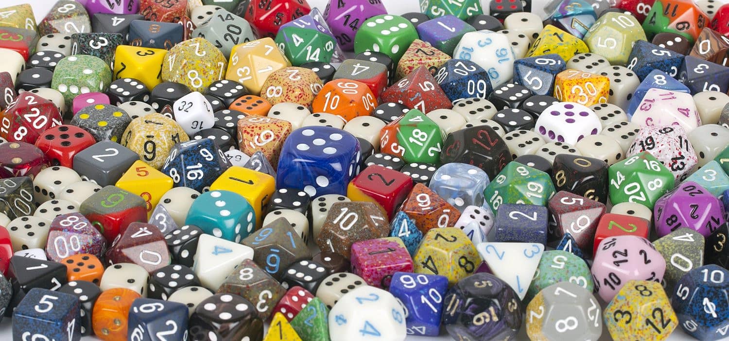 common gaming dice