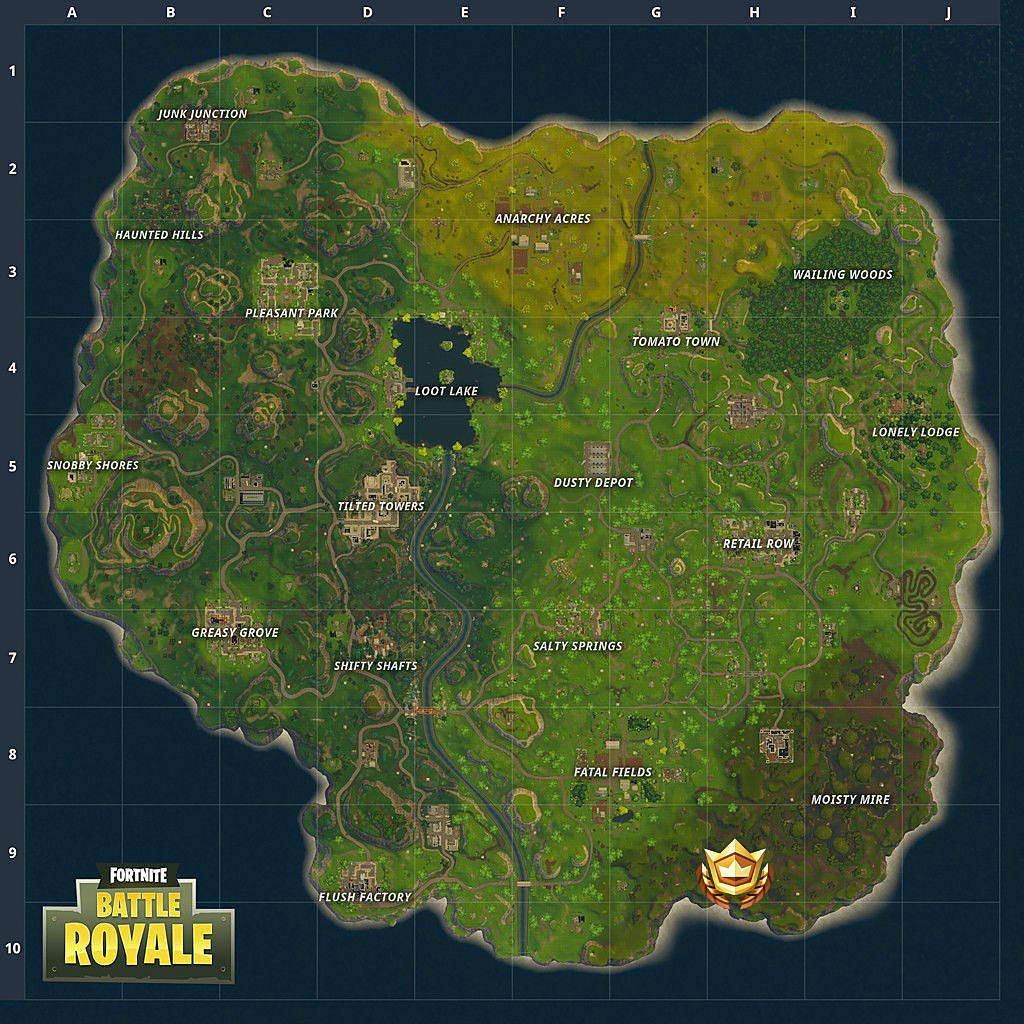 Search Between A Vehicle Tower Fortnite Fortnite Where To Search Between Vehicle Towers Fortnite