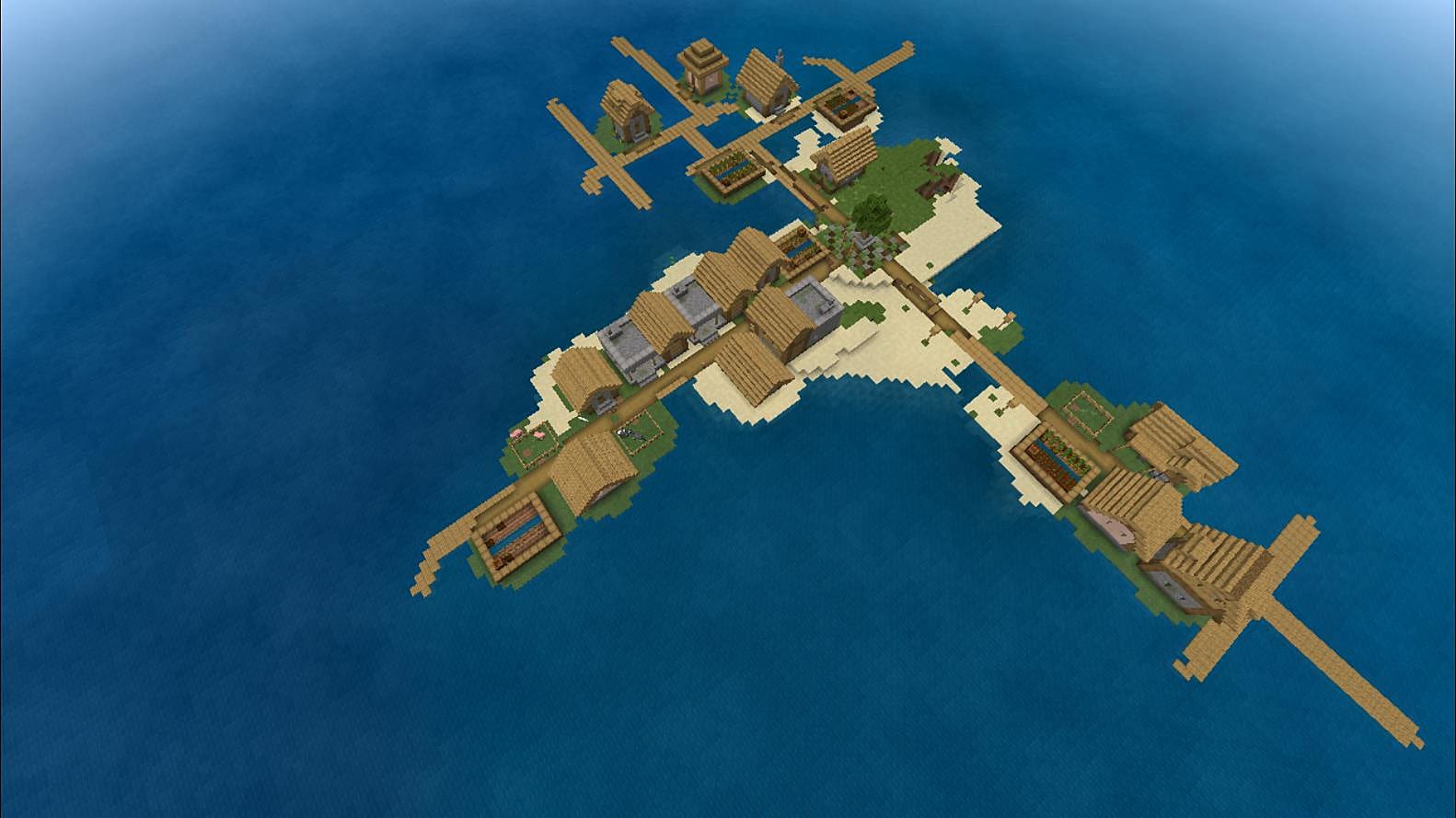 Top 10 Island Village Seeds for Minecraft Bedrock 2020 Slide 2