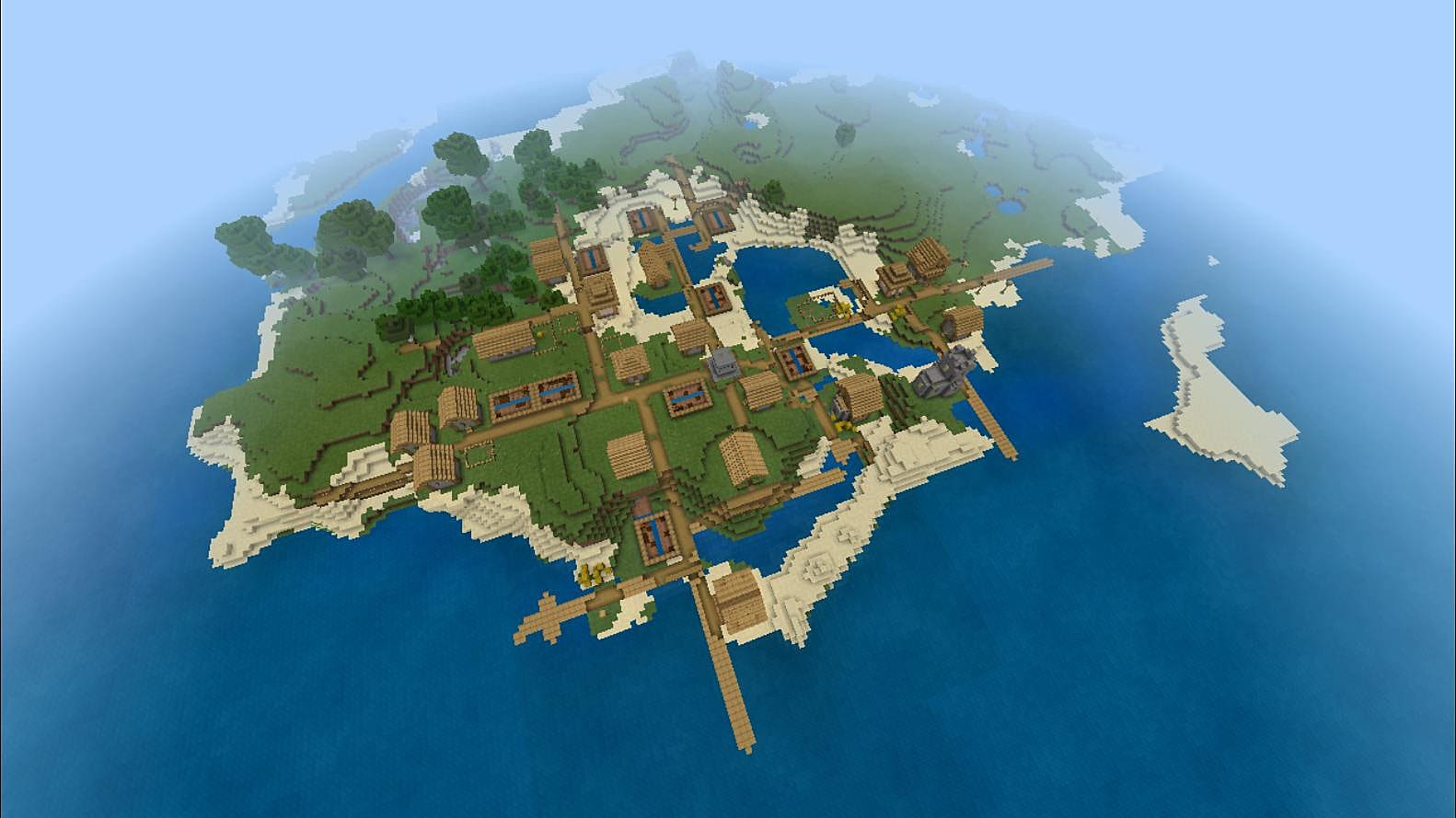 minecraft island seed ps4