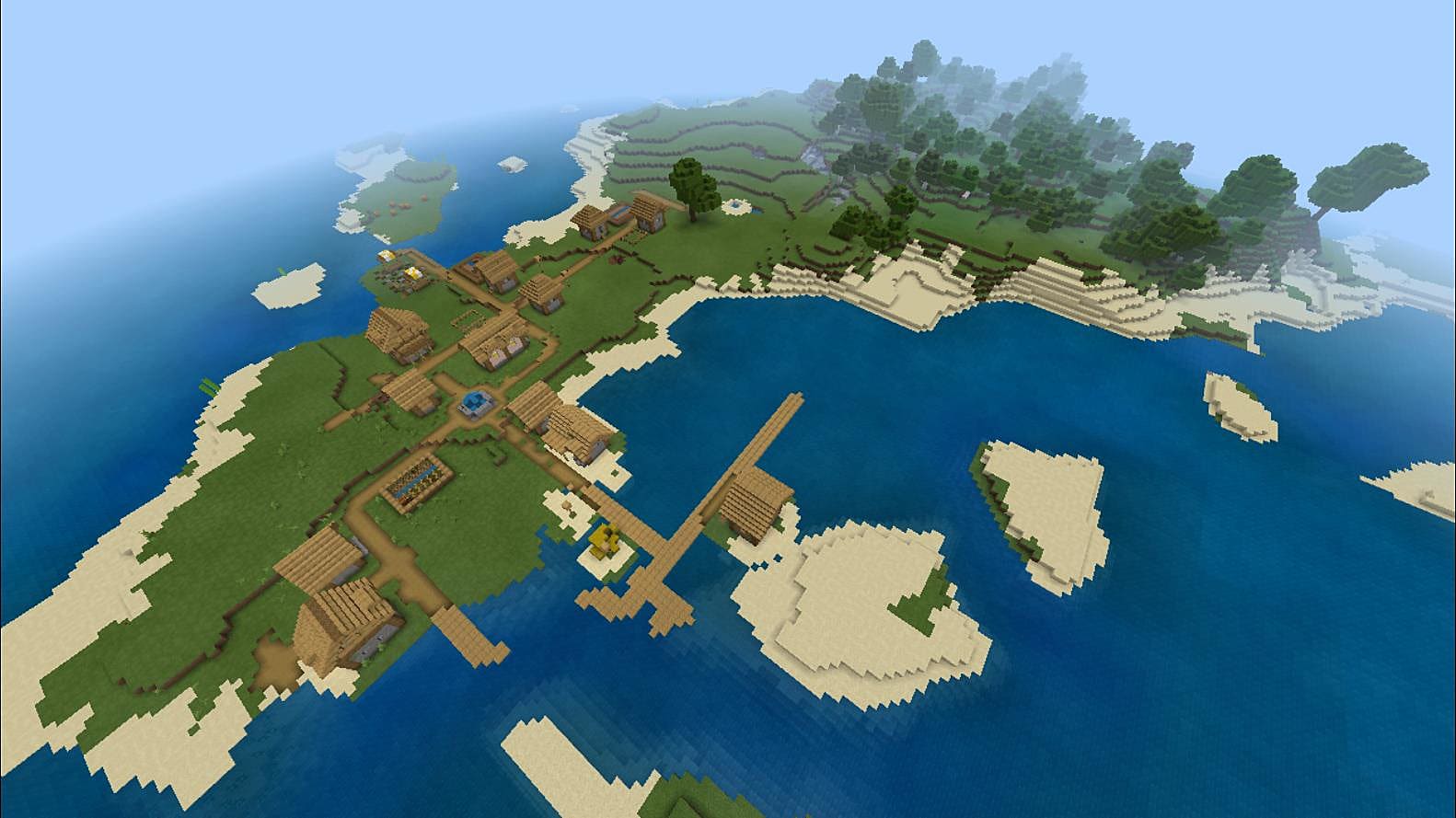 Top 10 Island Village Seeds for Minecraft Bedrock 2020 ...