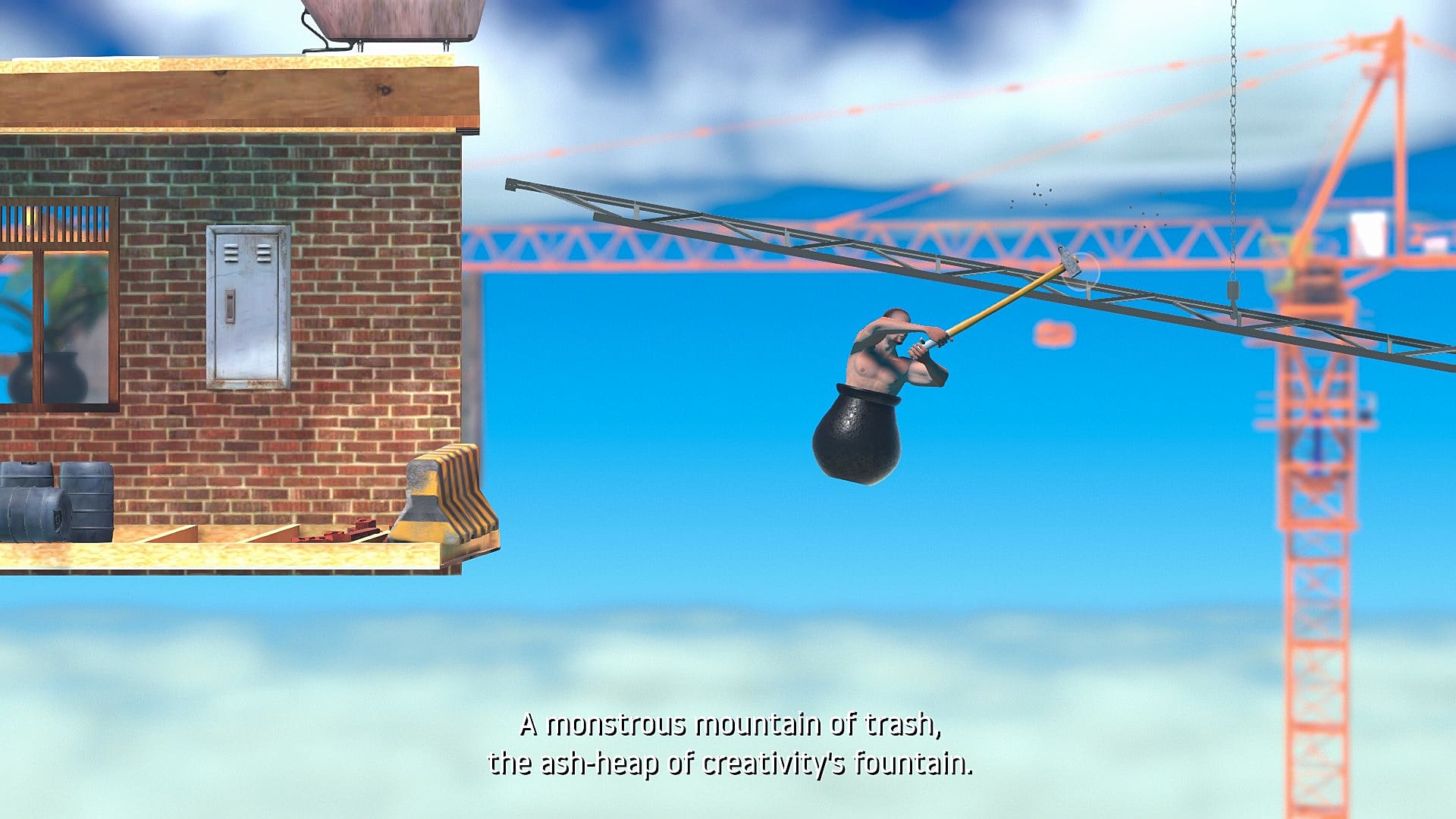 Getting Over It With Bennett Foddy Review Why Must You Hurt Me Getting Over It With Bennett Foddy