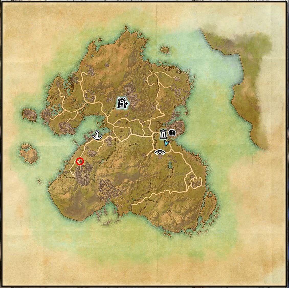 Elder Scrolls Online Summerset Skyshard Locations Elder Scrolls Online - roblox isle cave map