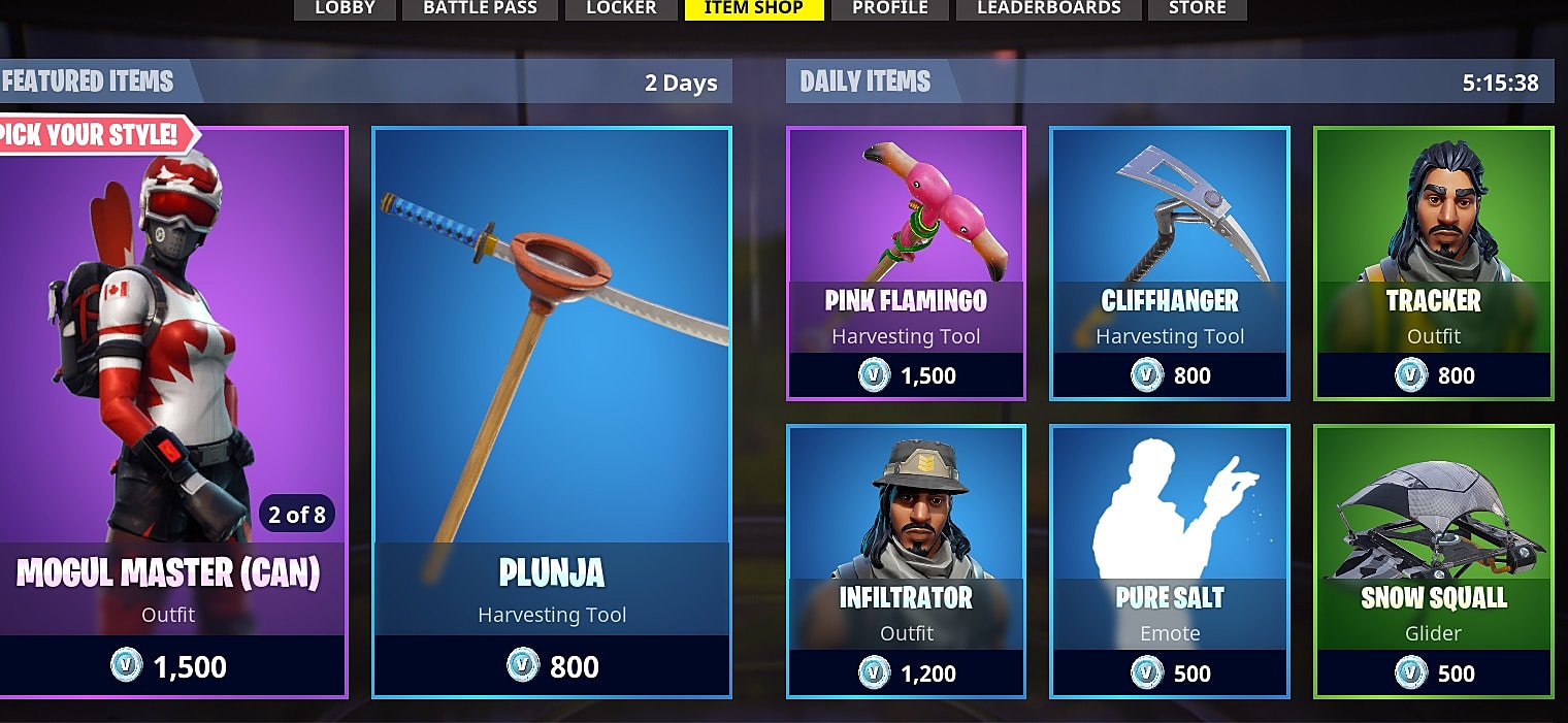 Different Harvesting Tools Fortnite How To Get The Fortnite Plunja Harvesting Tool Fortnite