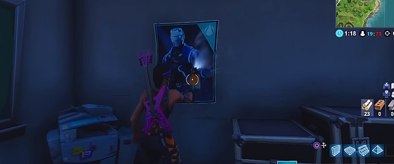 Fortnite Poster Locations Complete Challenge Guide Fortnite - spray painting a !   fortnite poster thanks to hicko for the screenshot