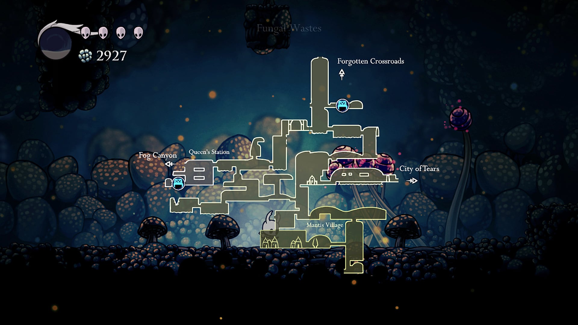 hollow knight map with everything