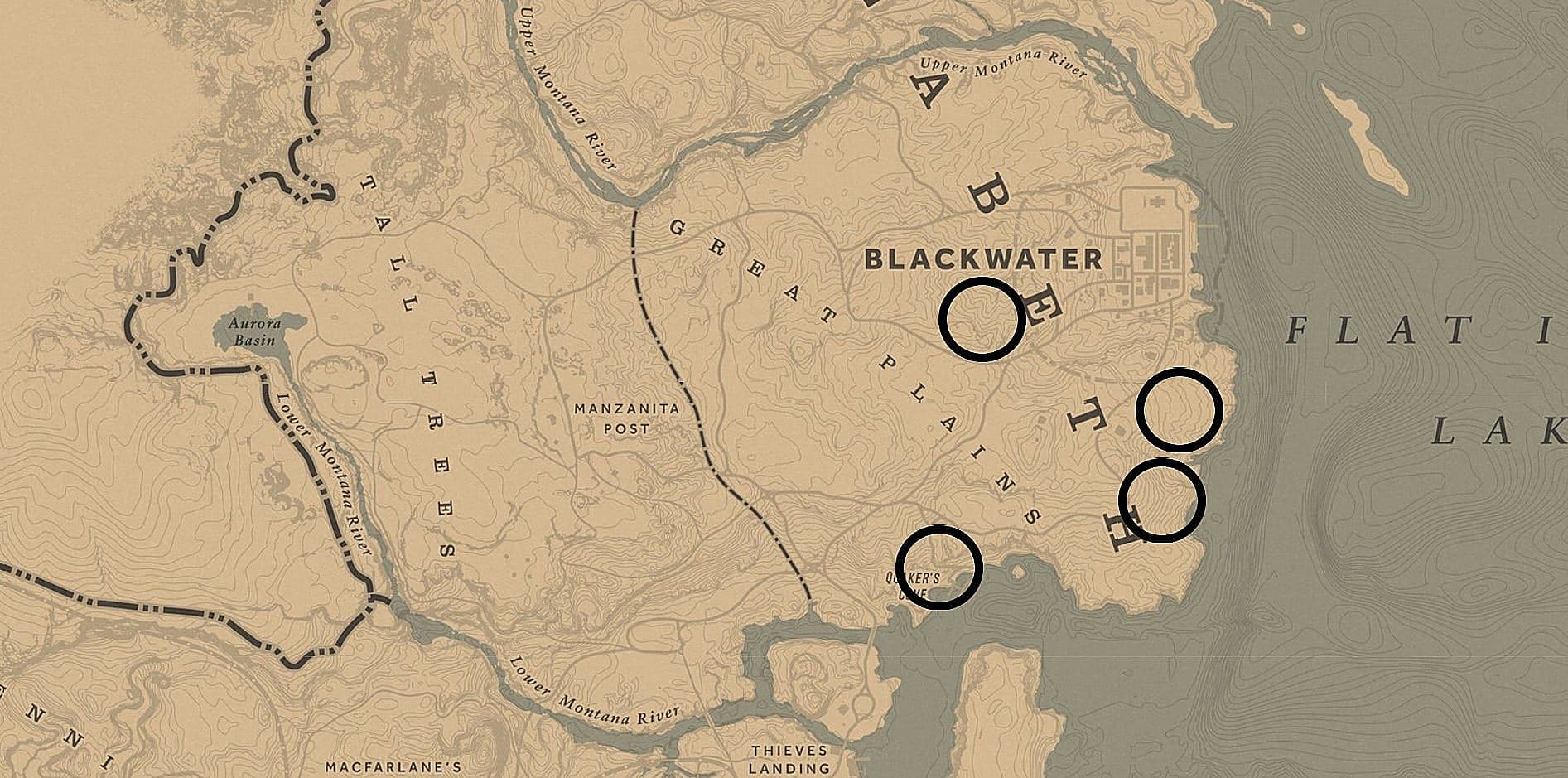 Red Redemption 2 Prairie Locations Guide