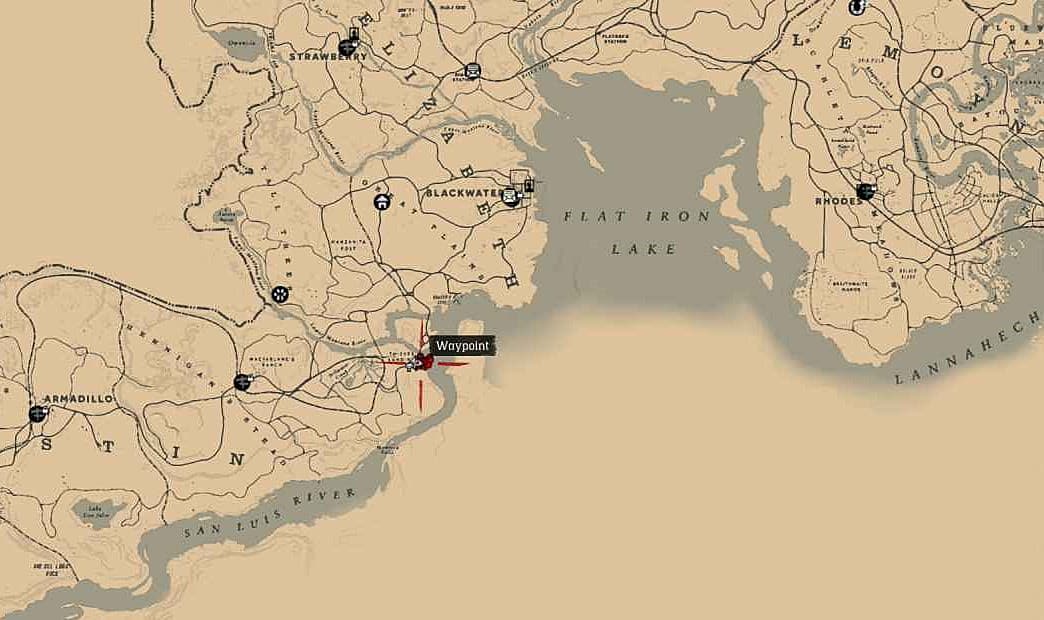 Red Dead Redemption 2 - Hideout Locations