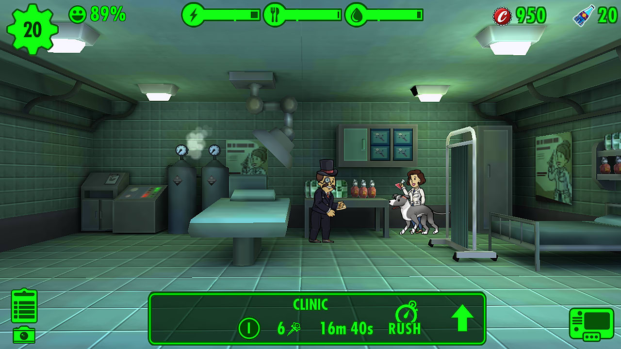 increase luck fallout shelter