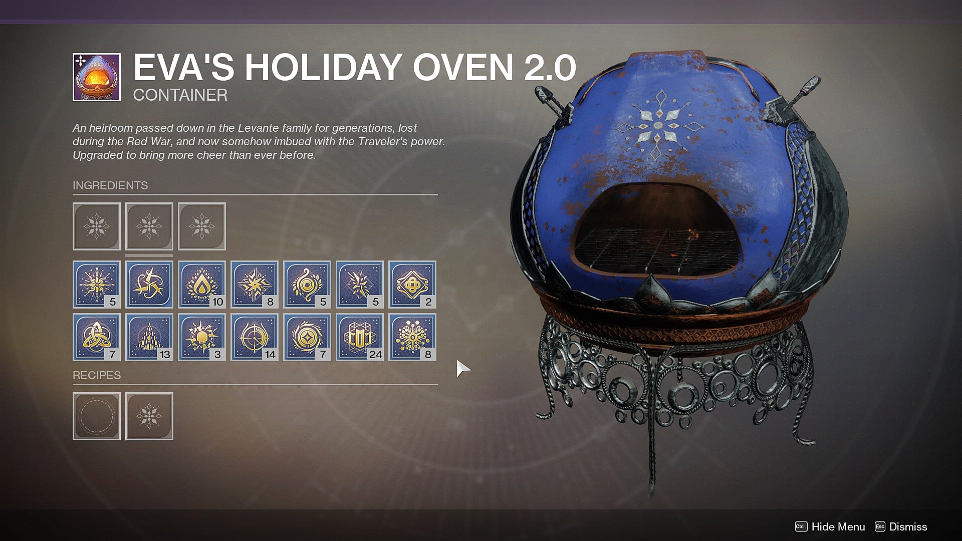 Destiny 2 The Dawning Cookie Recipes and Ingredients Destiny 2