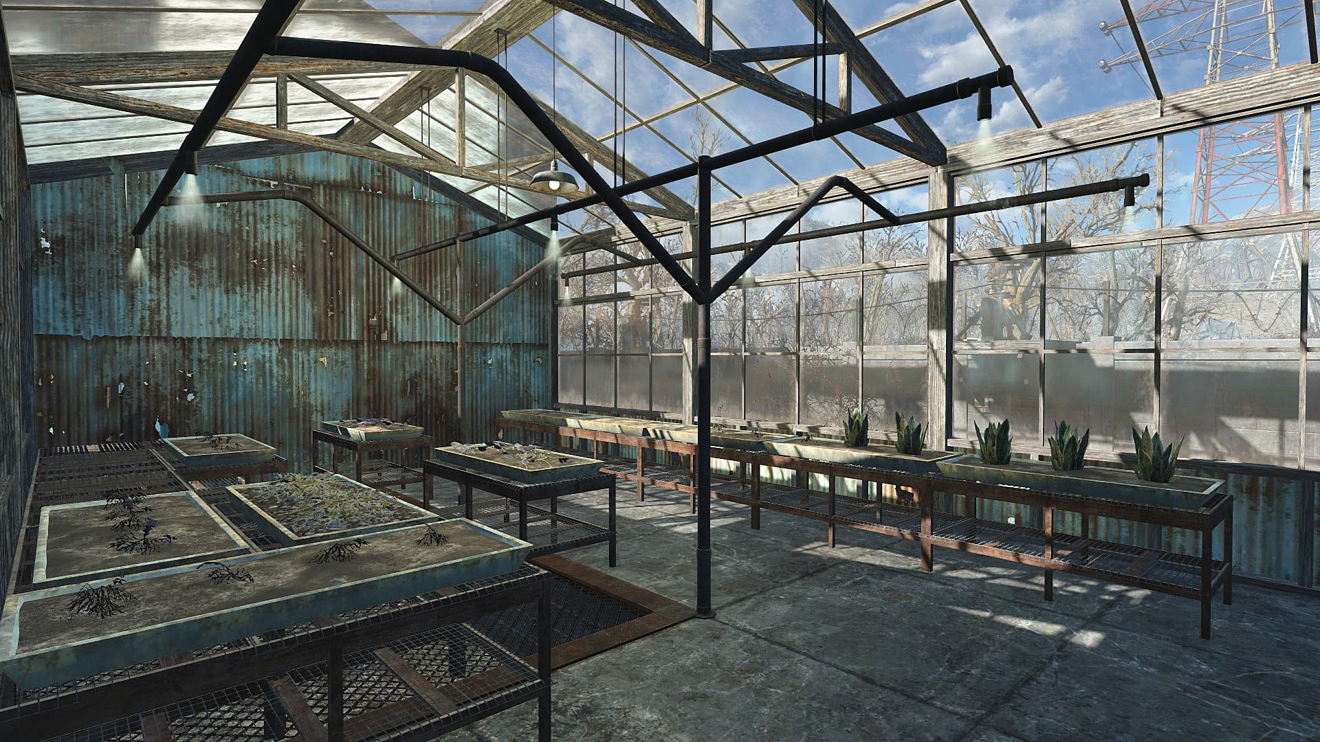 Fallout 4 clean settlement greenhouses фото 6