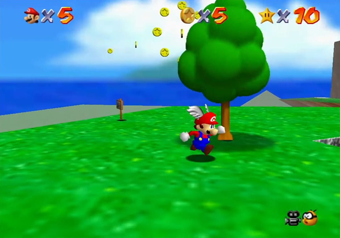 mario wings to the sky mario 64