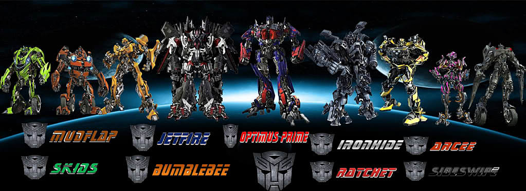 autobot transformers list