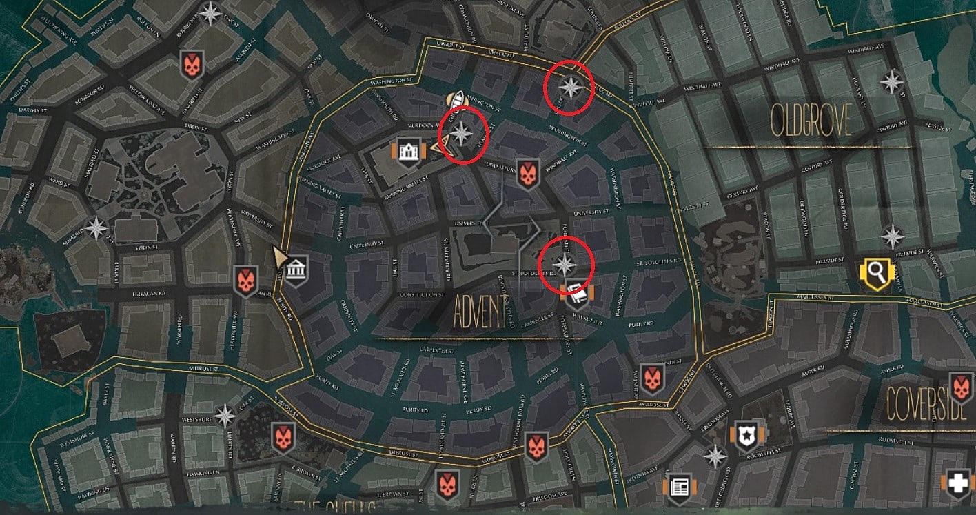 the sinking city map the sinking city map