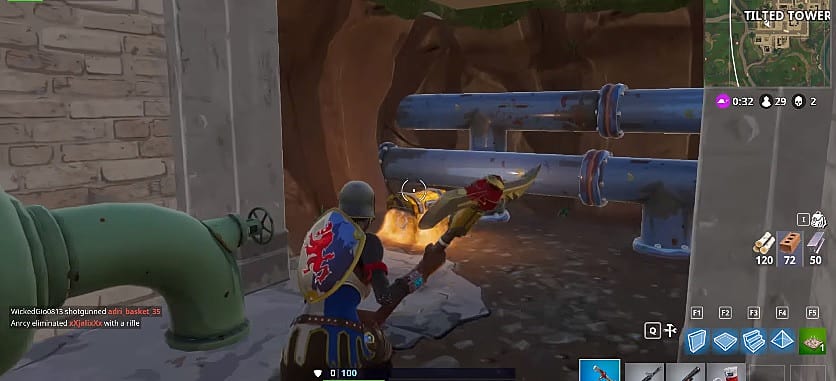 underground chest location thanks to unitedfade for the screenshot - fortnite cheat underground