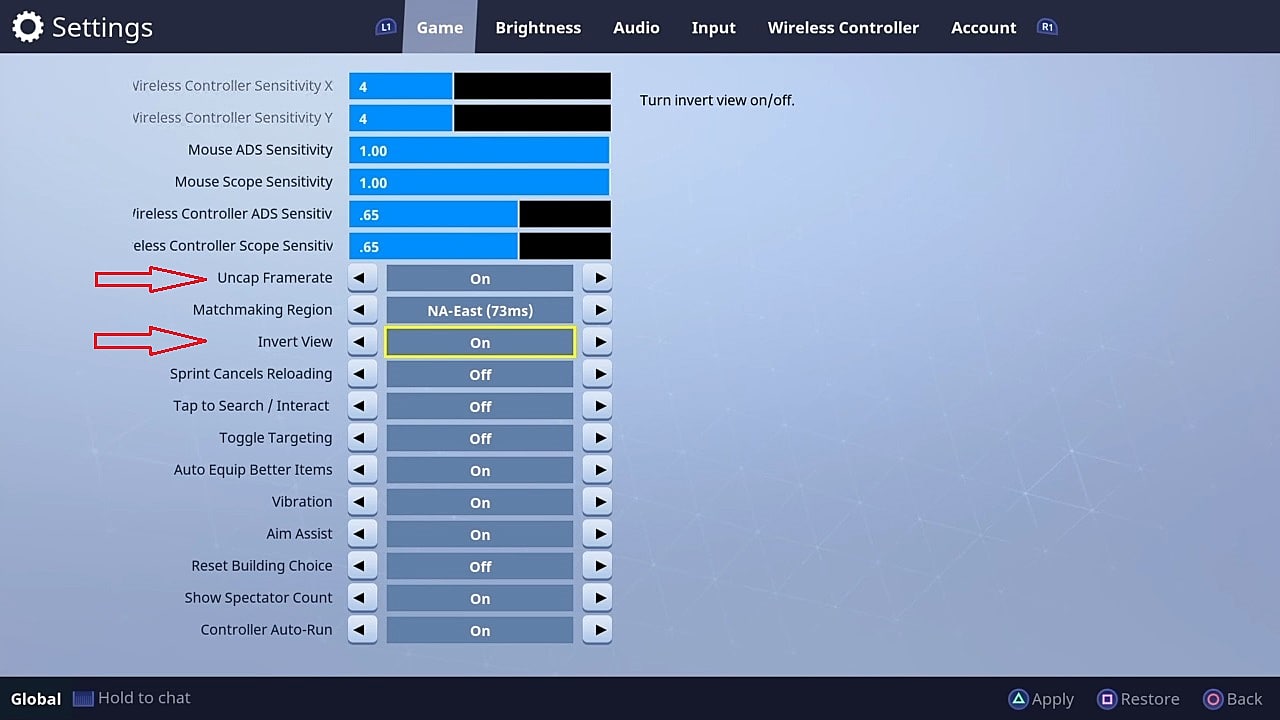 How To Fix Screen Size In Fortnite Fortnite - if you re playing fortnite on ps4 then go to your game menu and change two settings