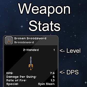 starbound weapons