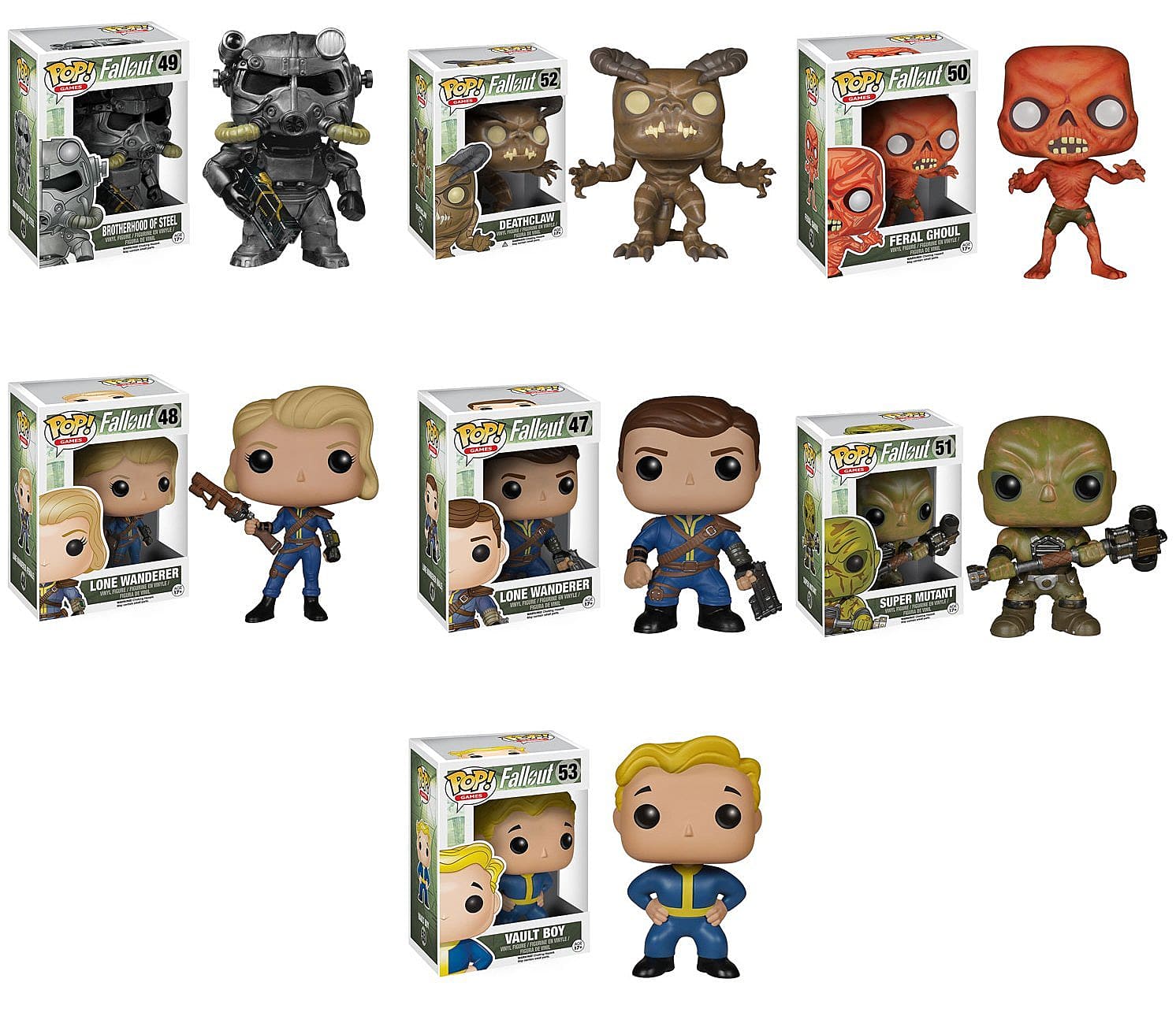 fallout 4 pop figures