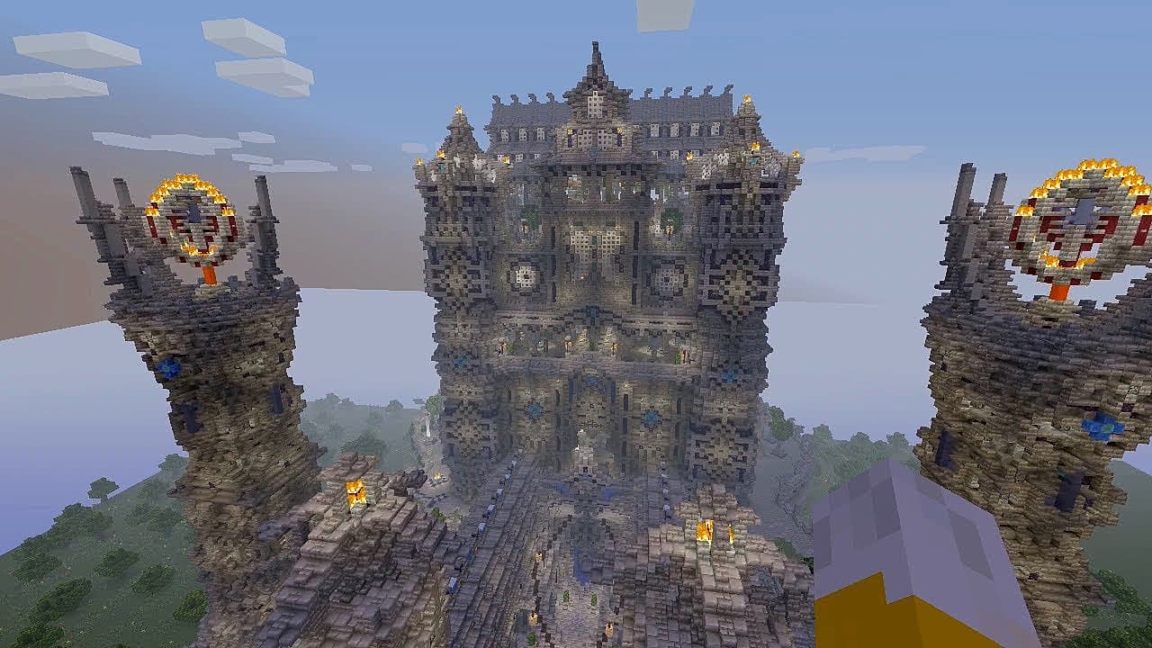 Top 10 Minecraft mega builds  Minecraft