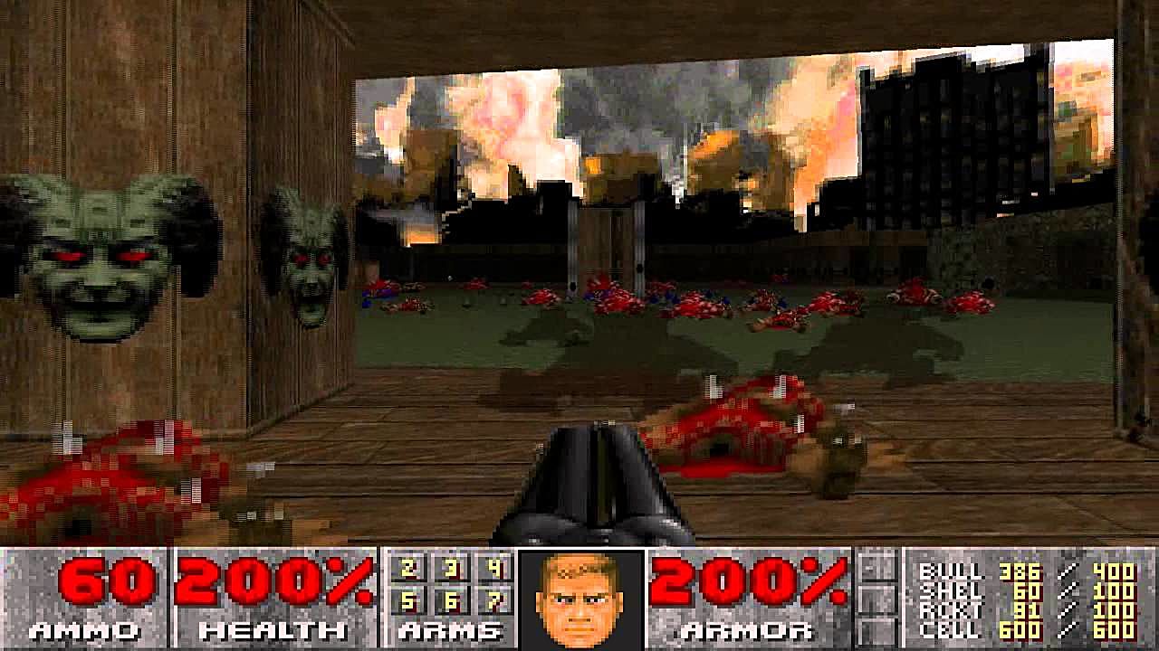 original doom graphics