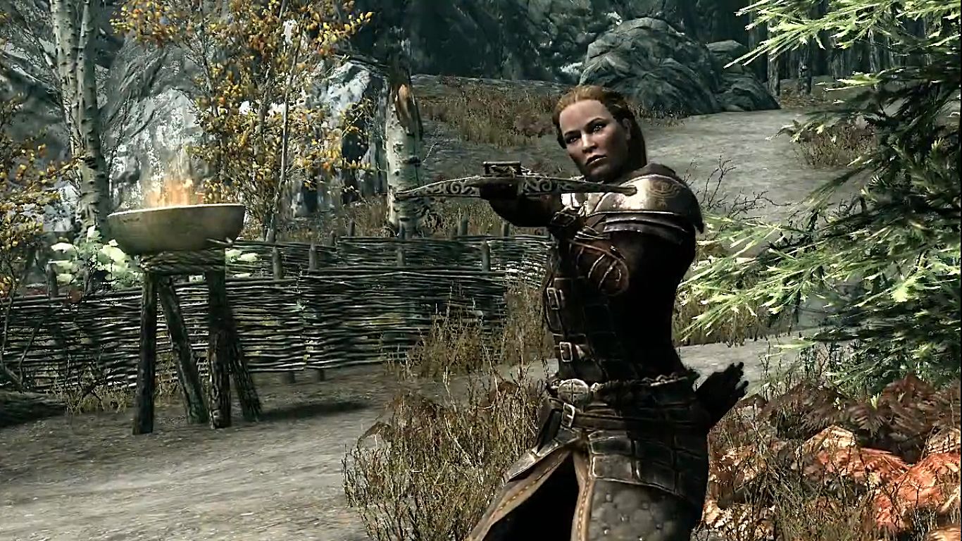 skyrim crossbow invisible shield bash