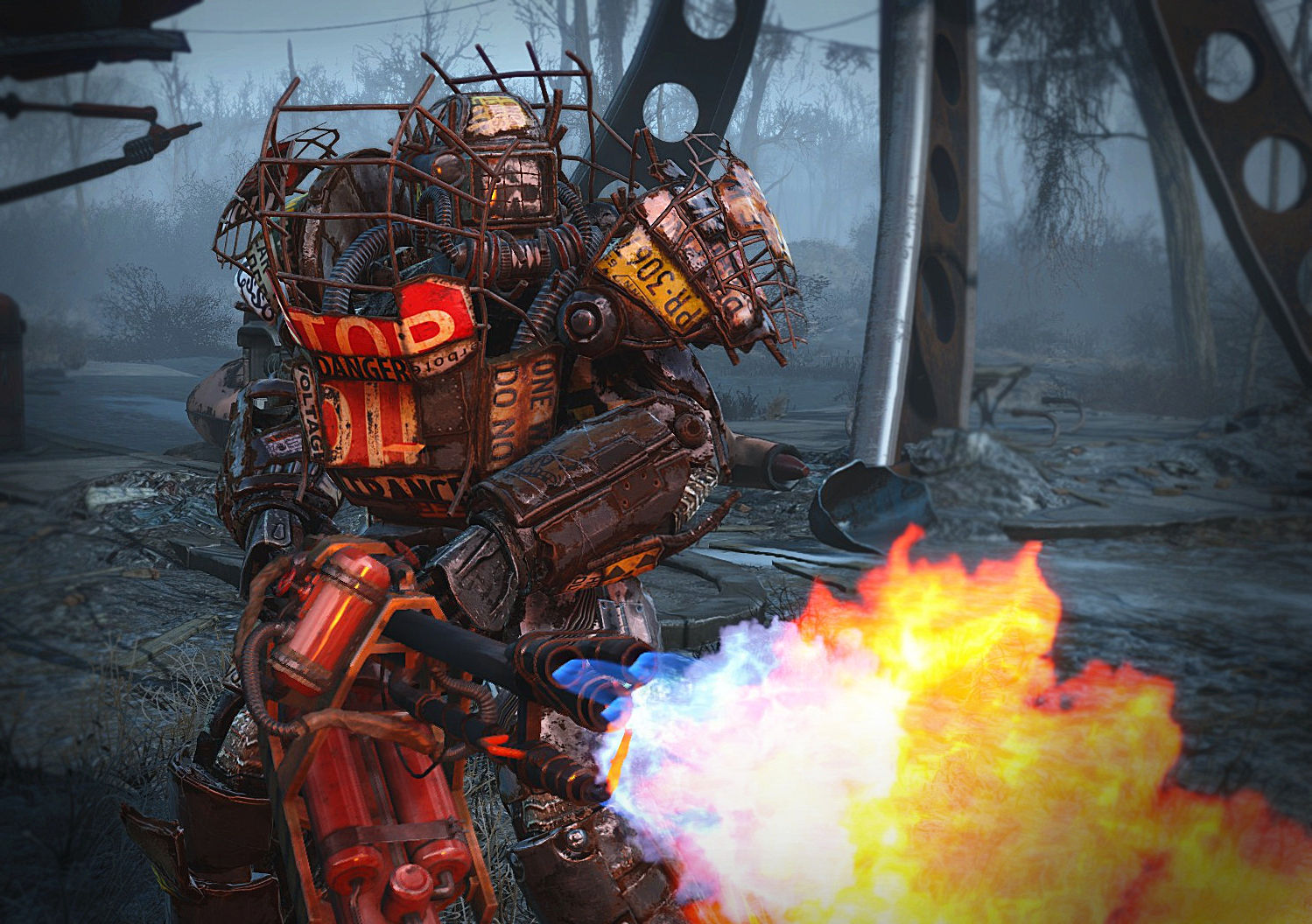 fallout 4 raider armor mod