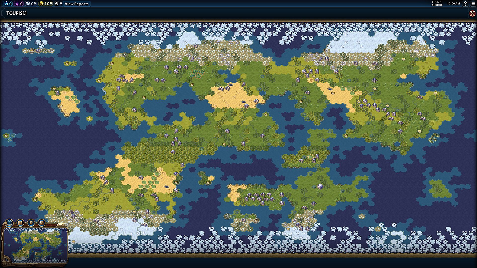 Fractal map civ 6