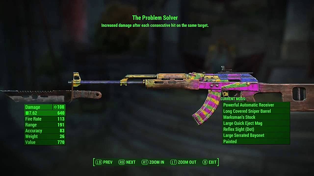 best weapon mod fallout 4